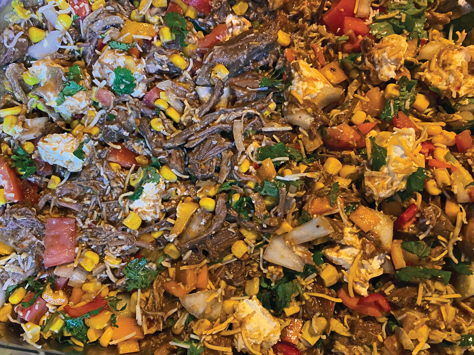 Layered Mexican Cornbread Casserole - Grit